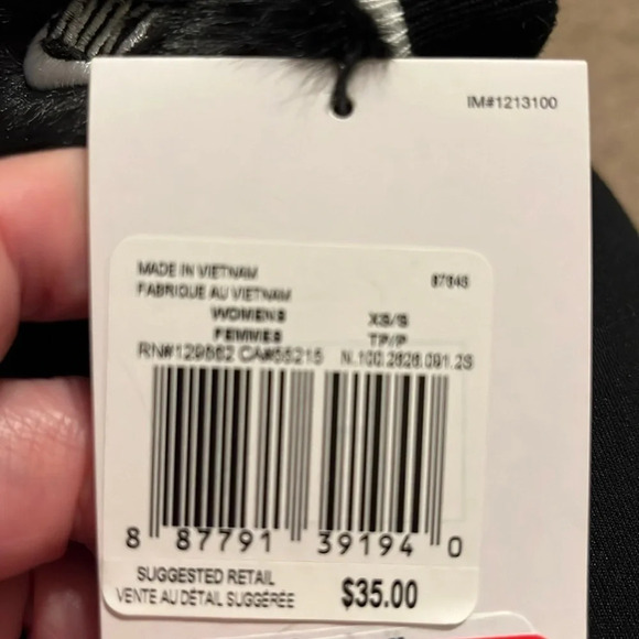 Nike black faux fur mittens, XS/S - Picture 4 of 9